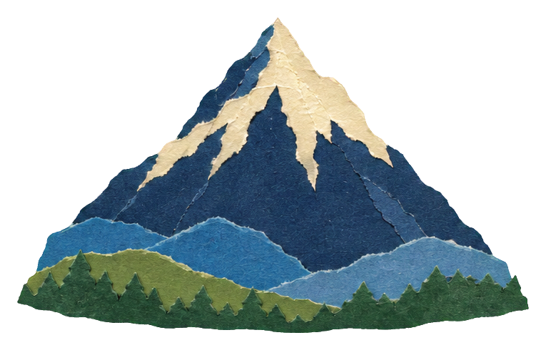 Preview for Torn Paper Landscapes Snowy Peak