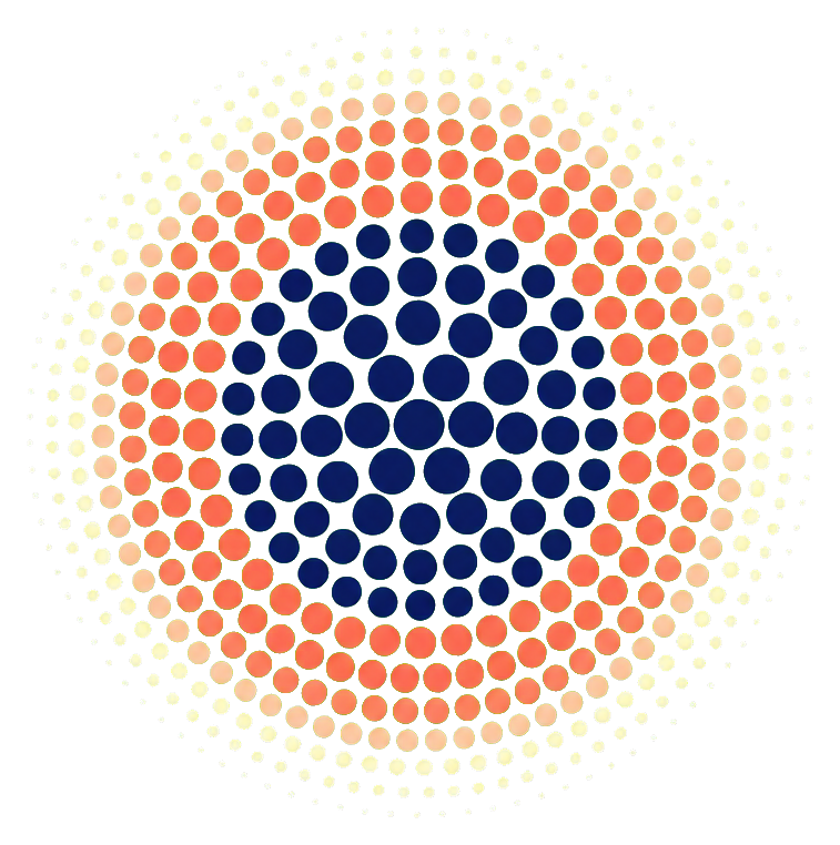 Preview for Halftone Fade Circle Sticker