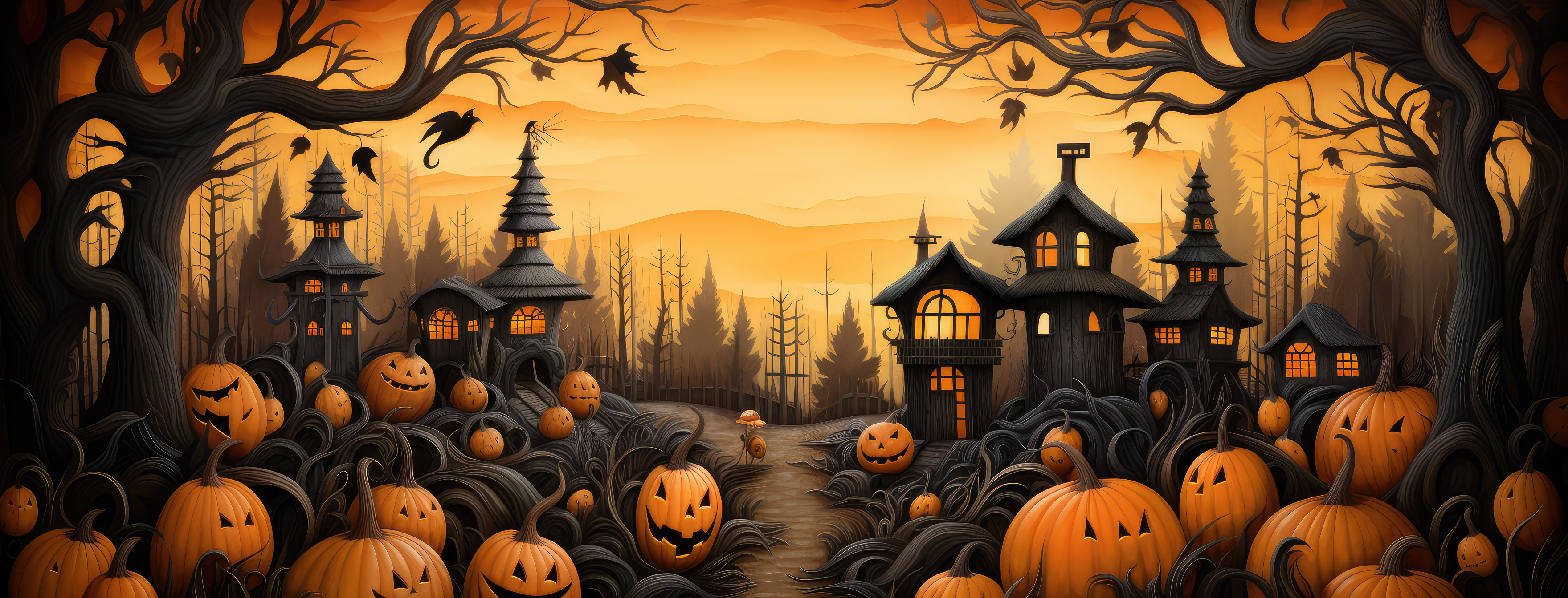Preview for Halloween-spooky-night-scene-halloween-cover-background-ea197
