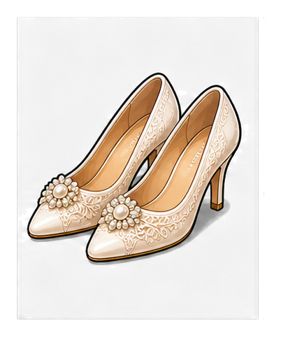 Preview for Wedding Shoes Sticker