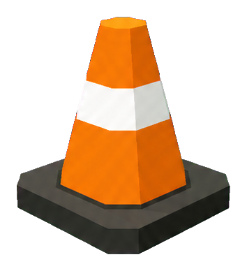 Preview for Traffic Cone Sticker Graphic