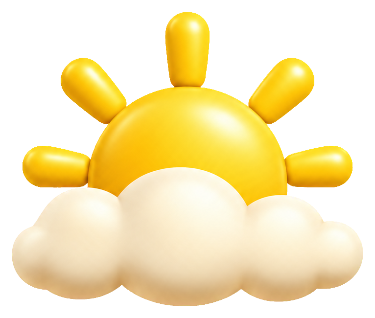 Preview for 3d Happy Weather Sunrise Rays