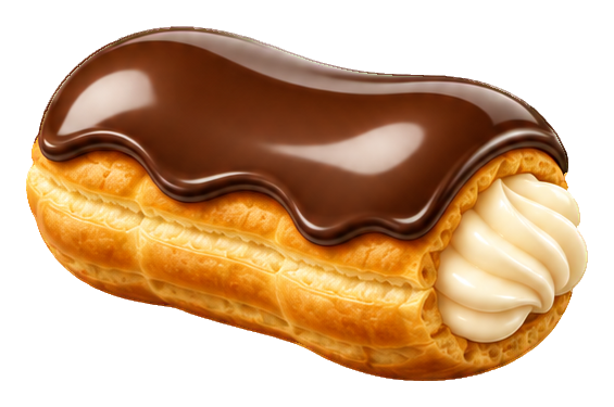 Preview for 3d Cozy Bakery Chocolate Eclair