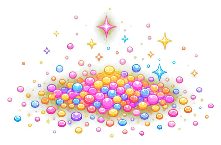 Preview for Soft Glitter Pile Sticker
