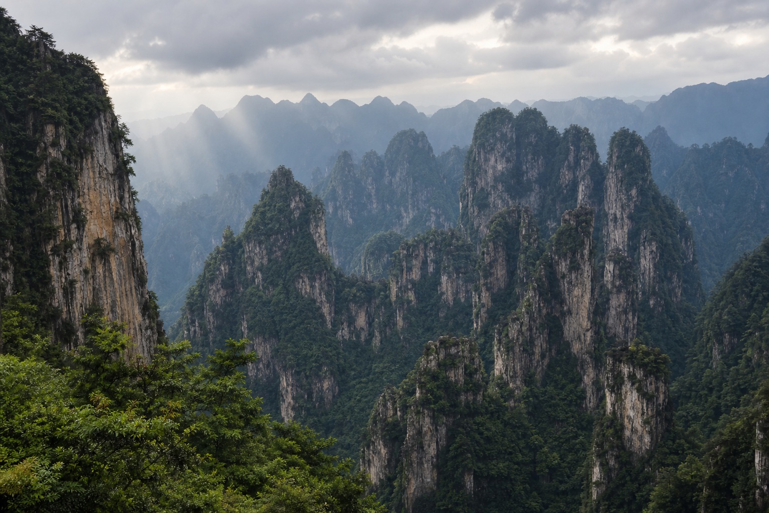 Preview for Subtropical Karst Mountain Landscape Background