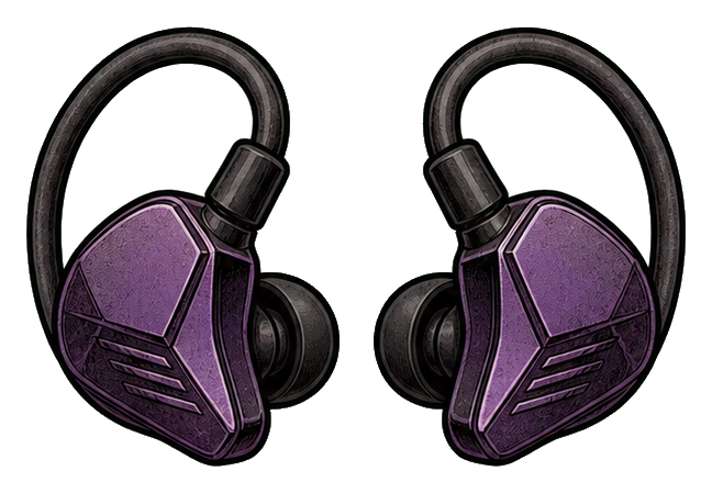 Preview for Pair Violet In-ear Monitors Sticker