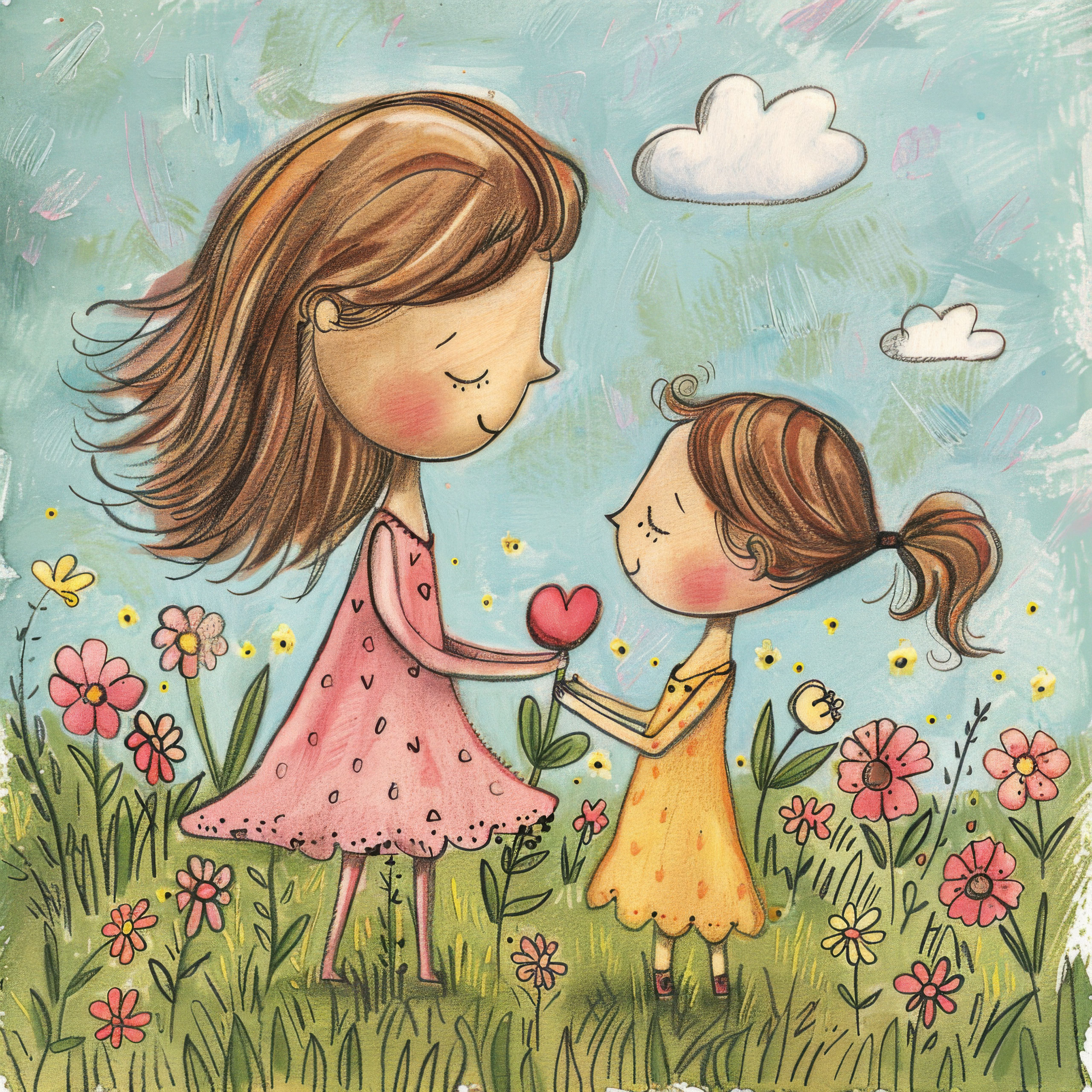 Preview for Mother-daughter-love-illustration-mothers-day-background-8eb45