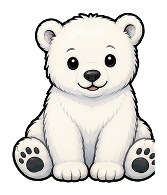 Preview for Polar Bear Cub Sticker