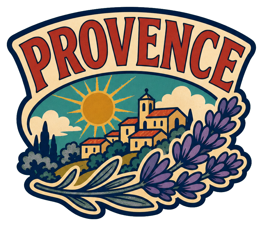 Preview for Provence Lavender Retro Sticker