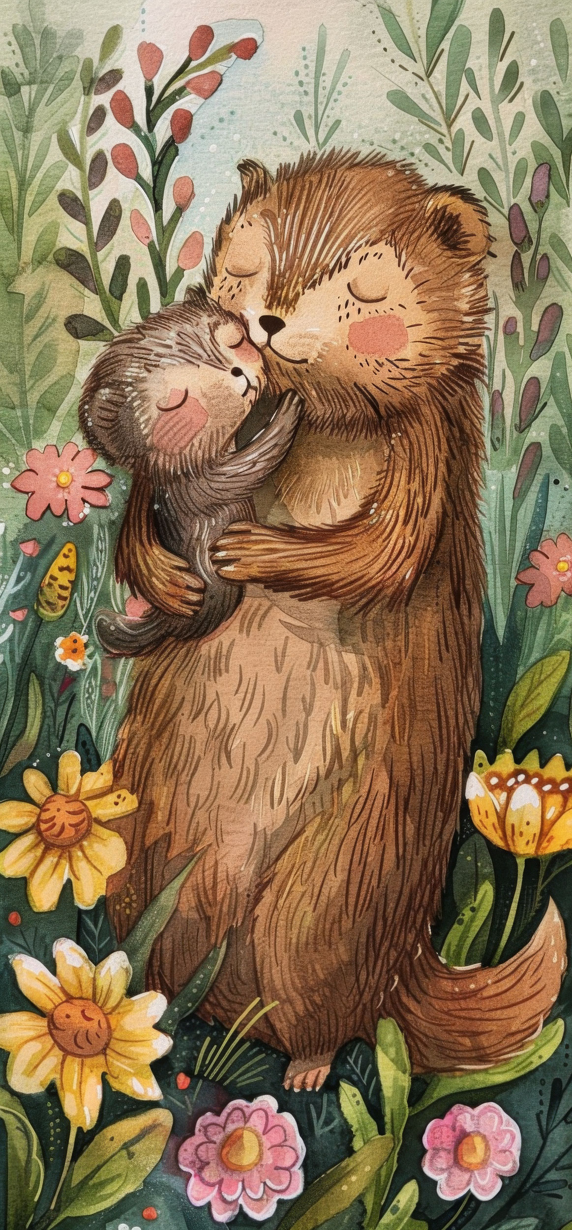 Preview for Otter-embrace-garden-mothers-day-background-785d6