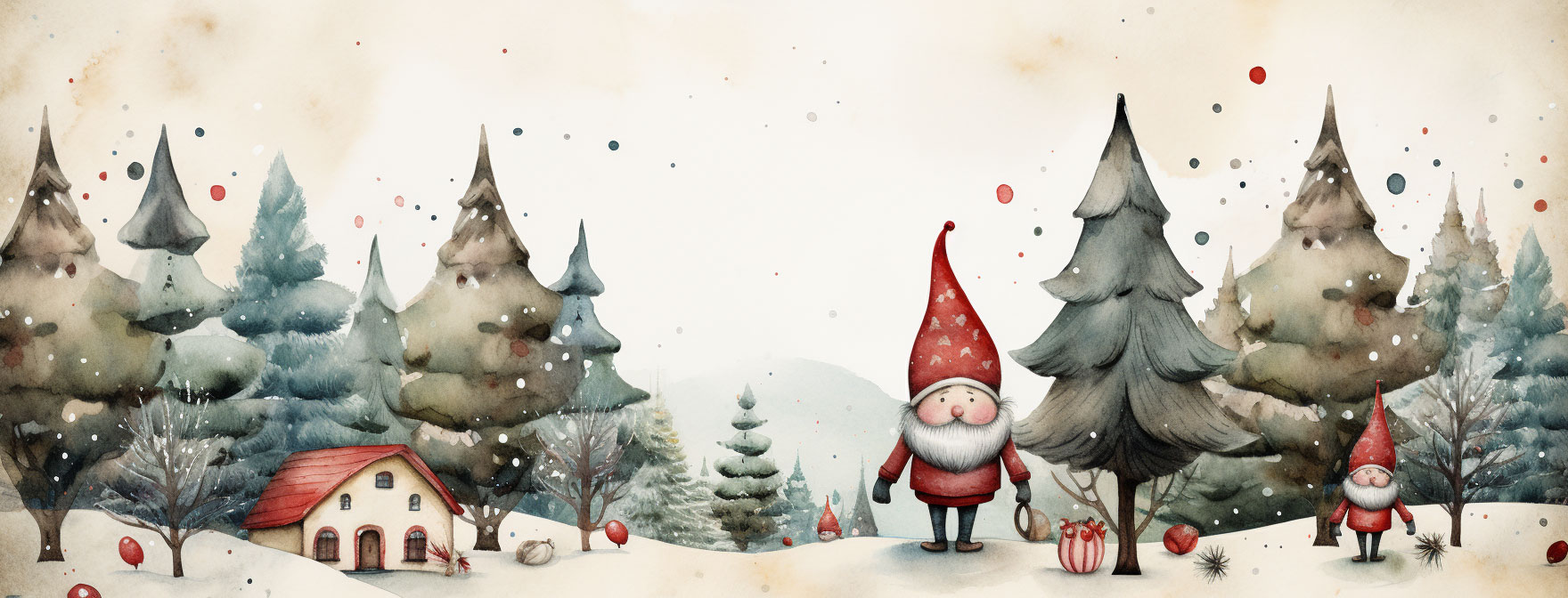 Preview for Winter-gnome-watercolor-scene-christmas-cover-background-f0ee7