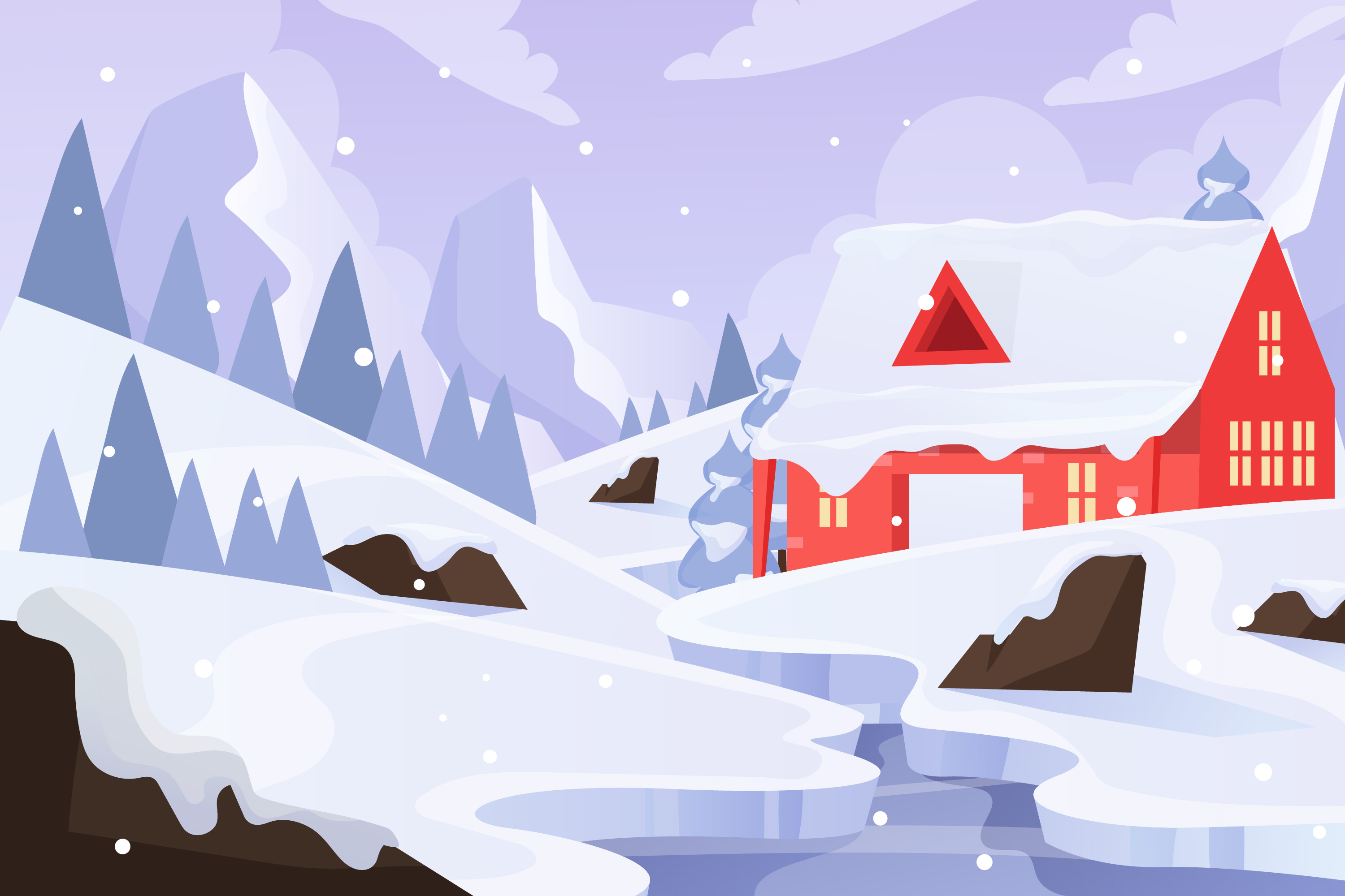 Preview for Winter-red-houses-landscape-background-c0cf9