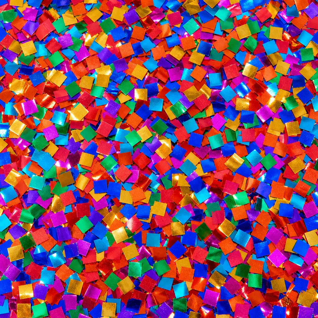 Preview for Square Rainbow Confetti Background