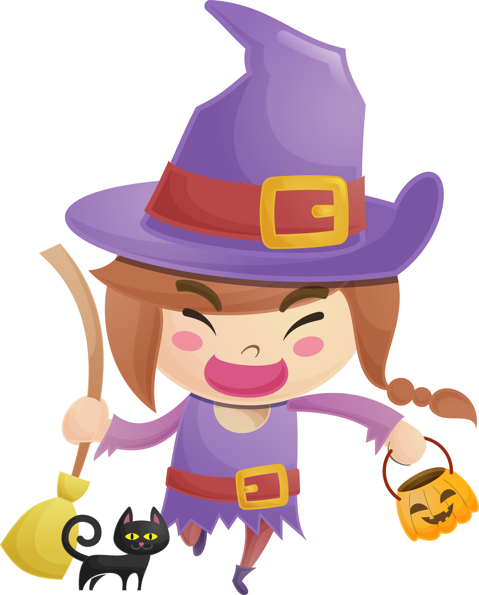 Preview for Little-witch-halloween-character-halloween-costume-sticker-27a12