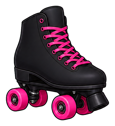 Preview for Pink Roller Skate Sticker