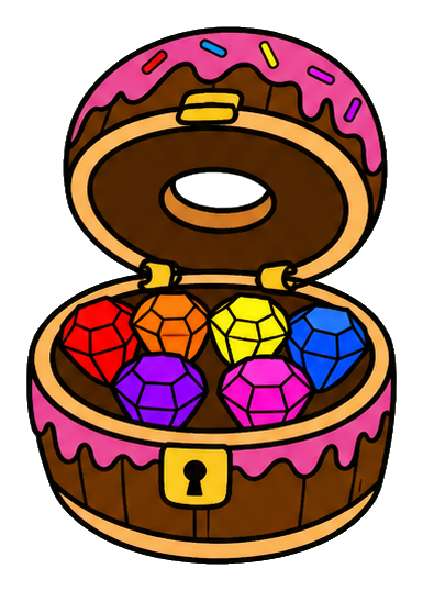 Preview for Donut Treasure Chest Sticker