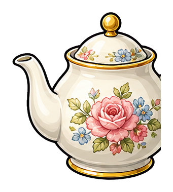 Preview for Porcelain Teapot Sticker For Tea Party Designs