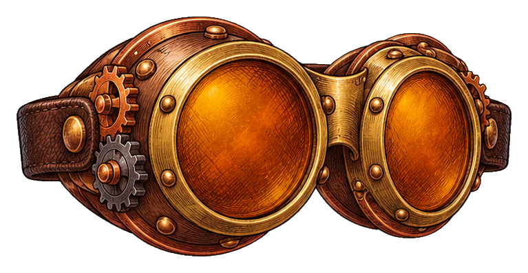 Preview for Steampunk Brass Goggles