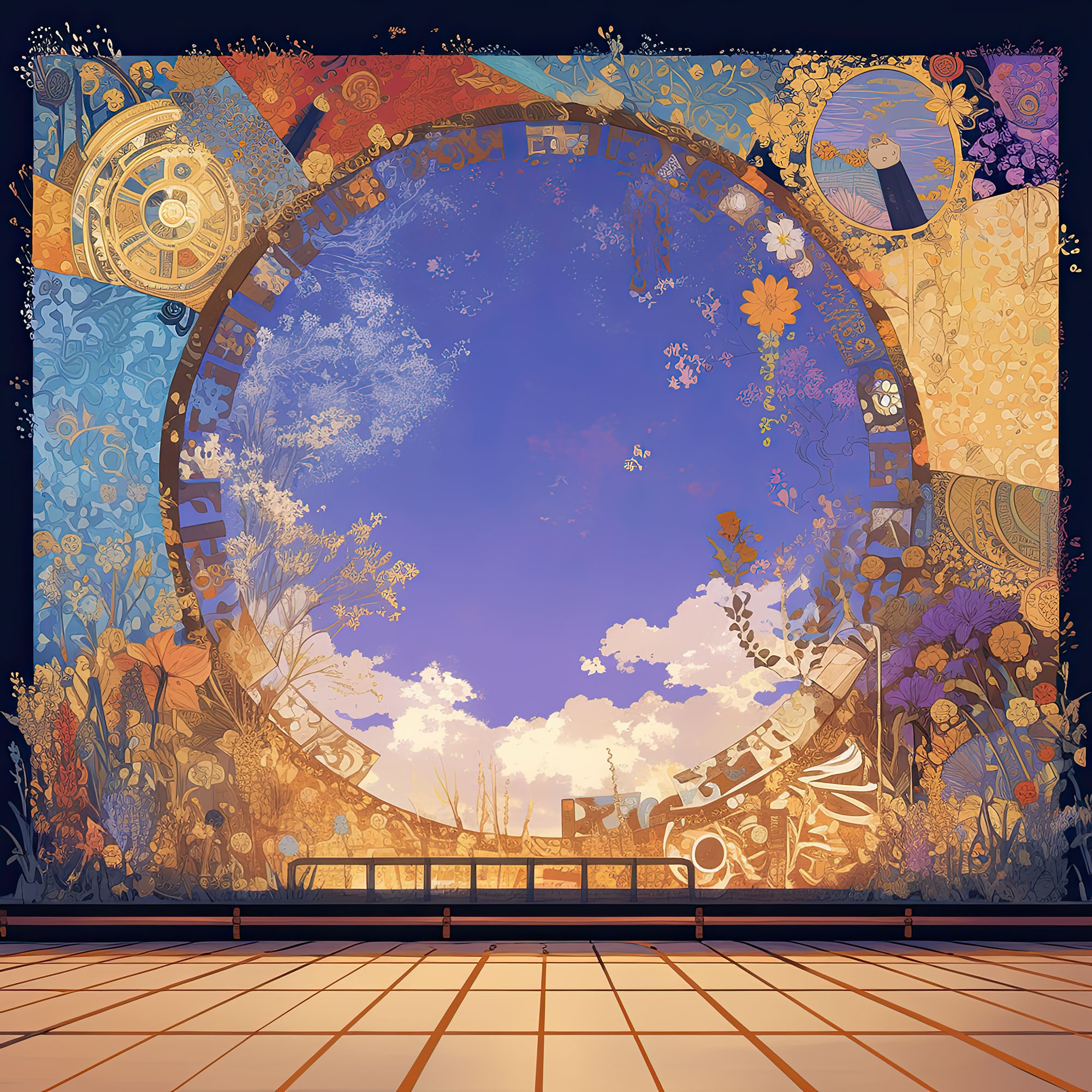 Preview for Artistic-room-design-template-whimsical-backdrop-background-849b8