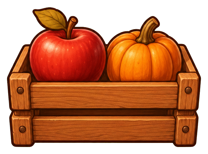 Preview for Wooden Crate Autumn Sticker