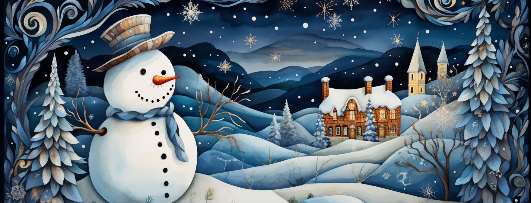 Preview for Winter-wonderland-scene-christmas-cover-background-68e5a