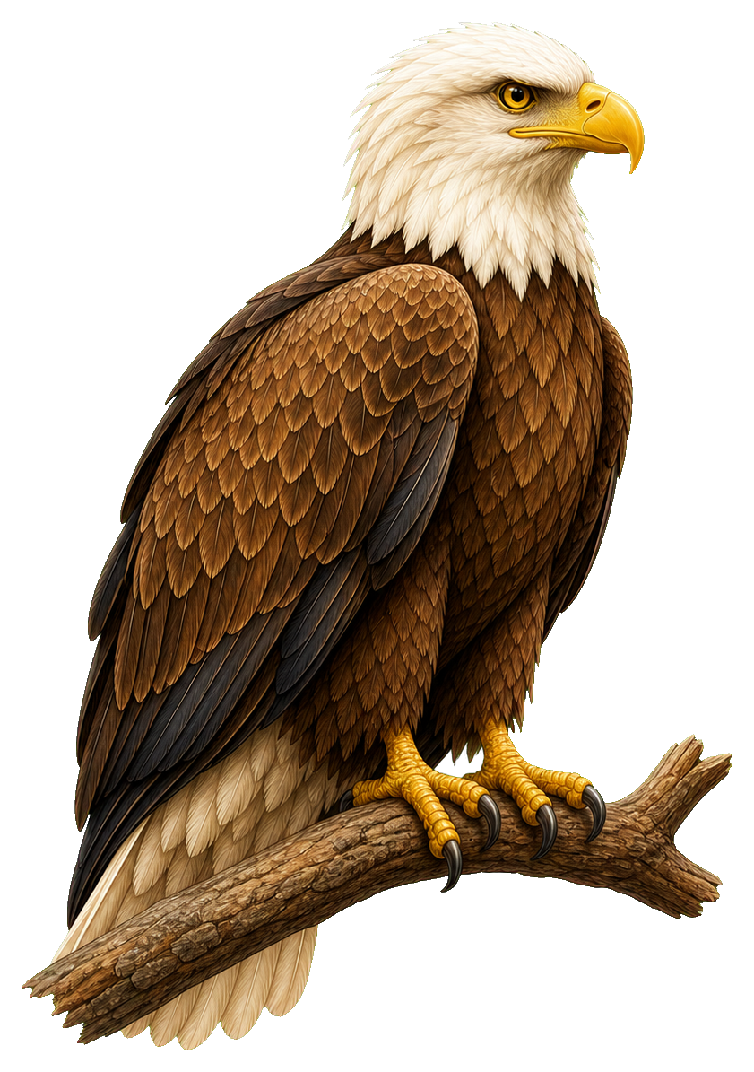 Preview for Eagle Side Perch Sticker