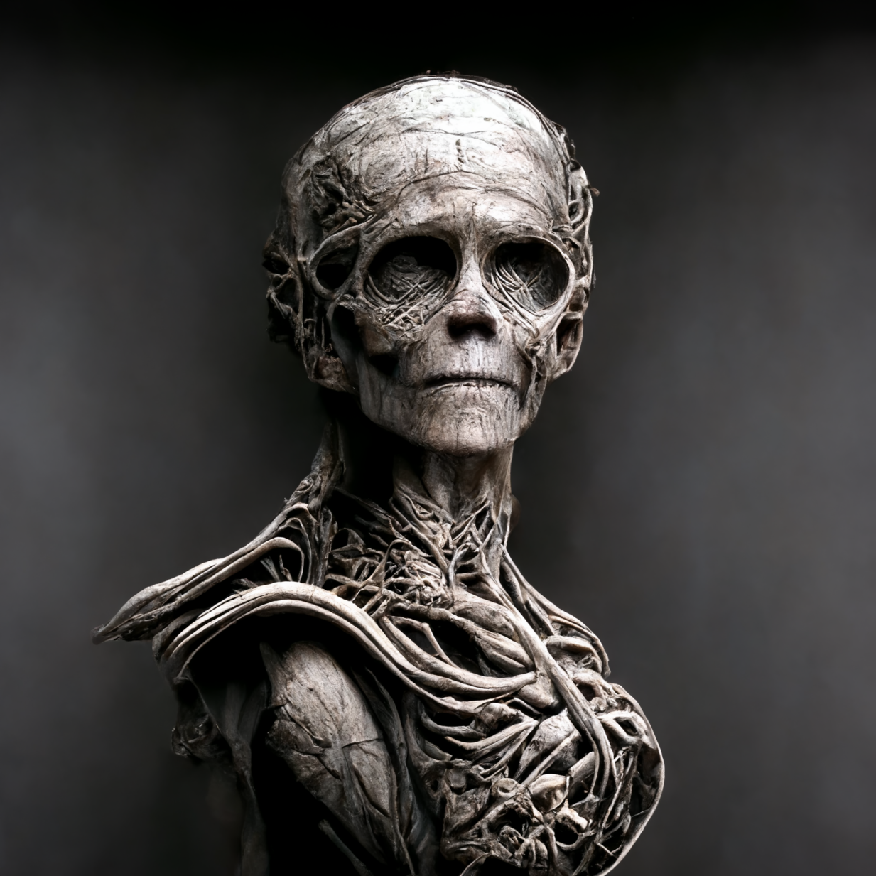 Preview for Biomechanical-skeleton-sculpture-ai-images-background-af695