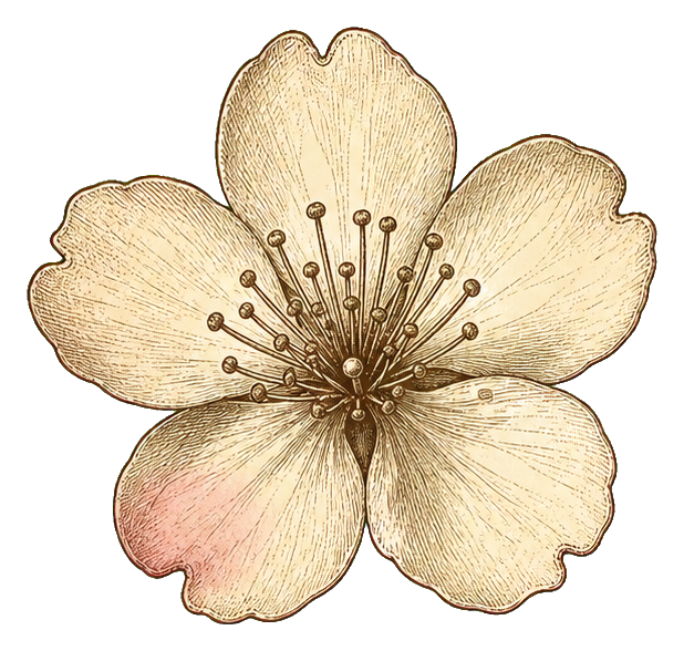 Preview for Vintage Cherry Blossom Sticker