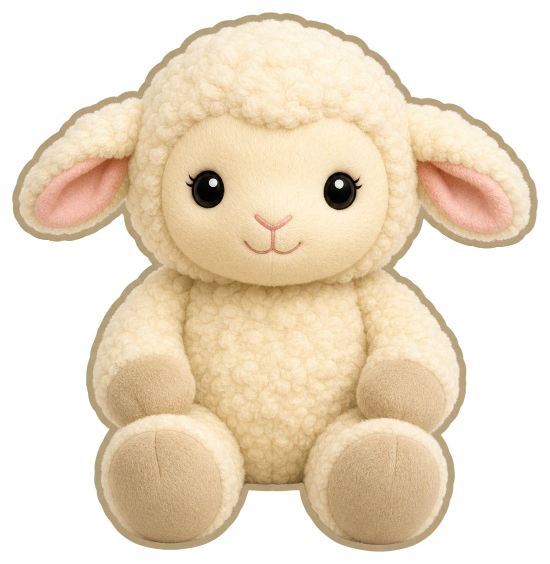 Preview for Baby Lamb Plush Sticker
