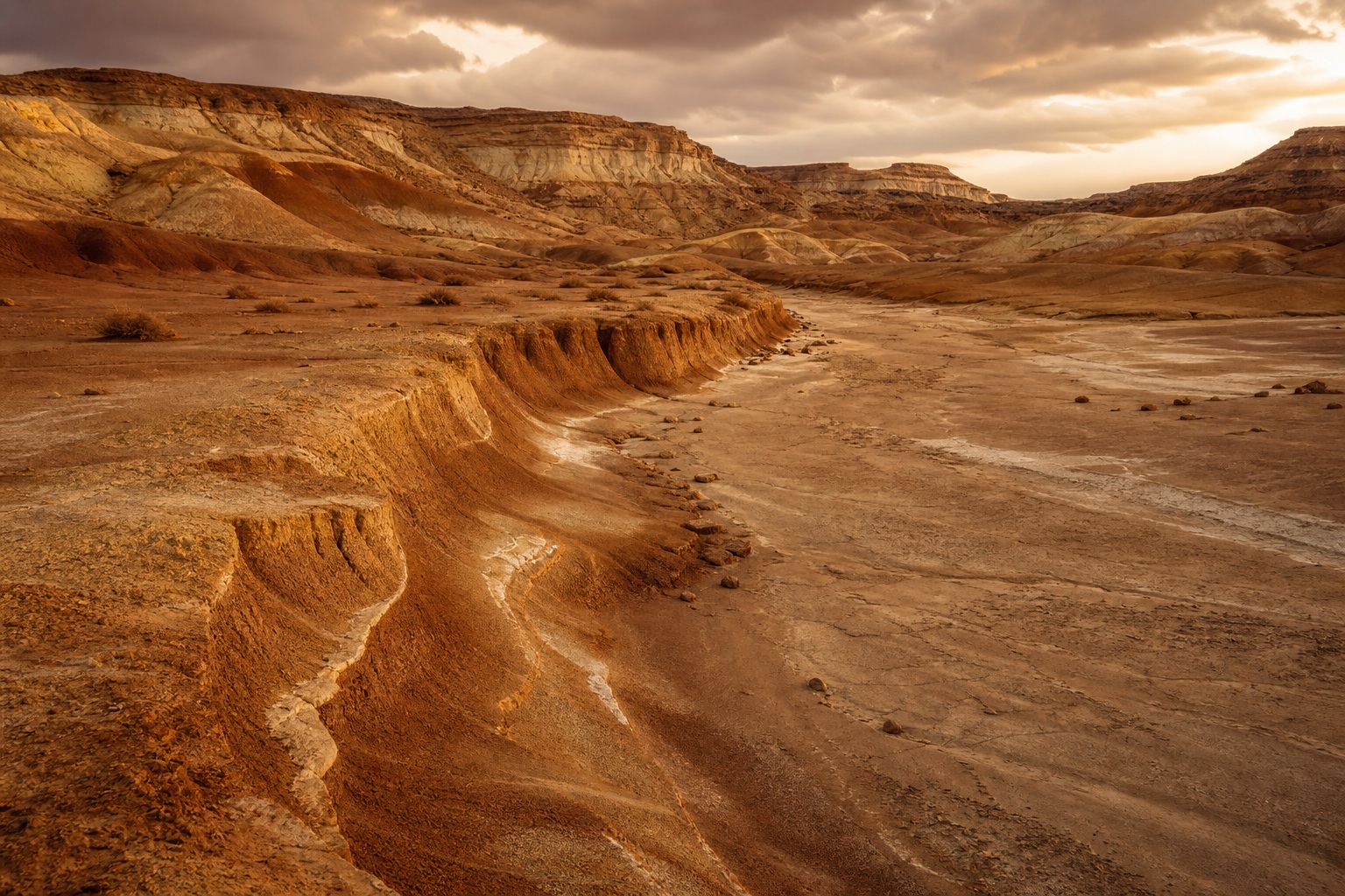 Preview for Desert Clay Landscape Background