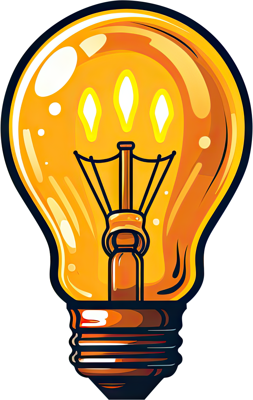 Preview for Glowing-light-bulb-icon-logo-object-sticker-5e21c