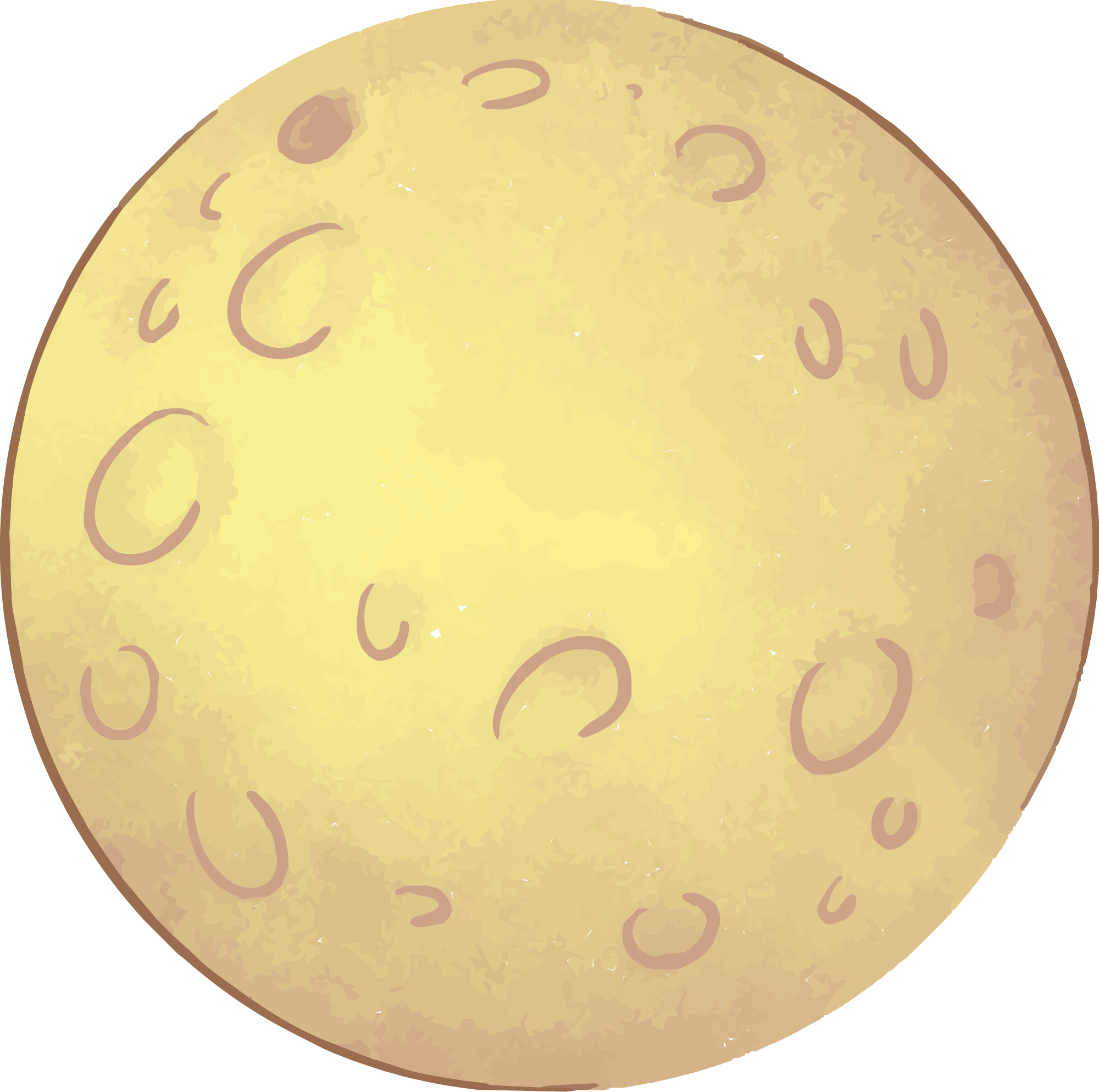 Preview for Cratered-moon-illustration-halloween-watercolor-sticker-c76fd