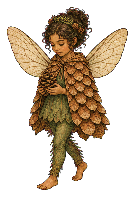 Preview for Pinecone Winter Fairy Sticker