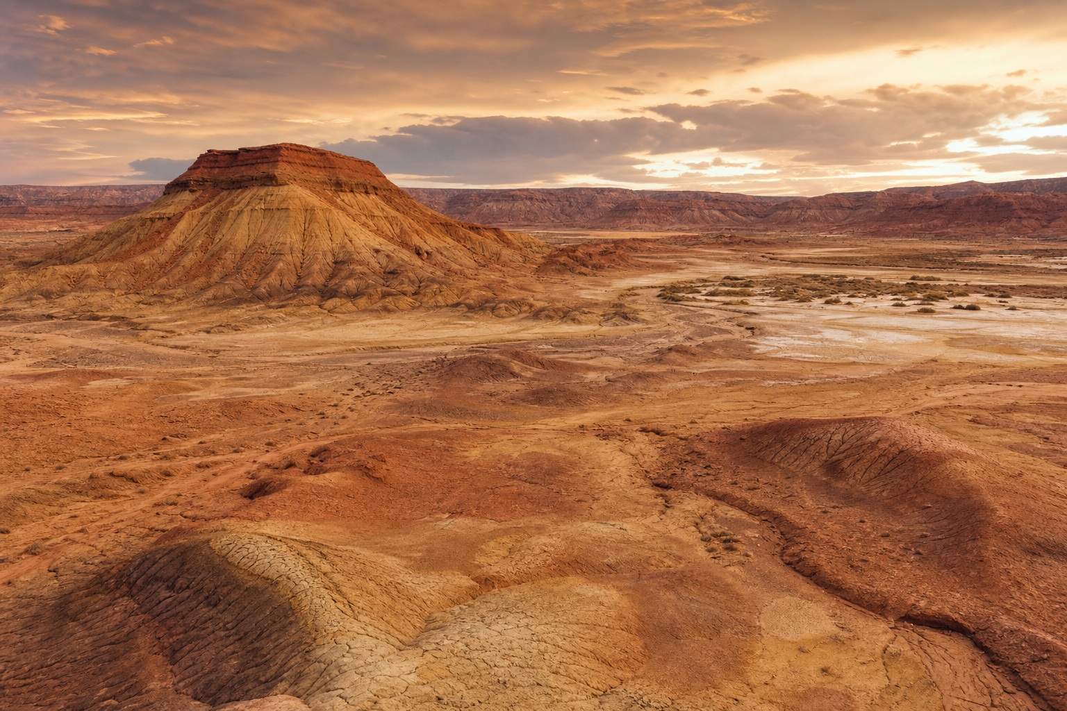 Preview for Desert Clay Landscape Background
