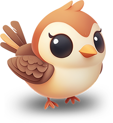 Preview for Cartoon-bird-illustration-animal-sticker-60580