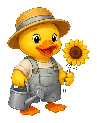 Preview for Duck Gardener Sticker