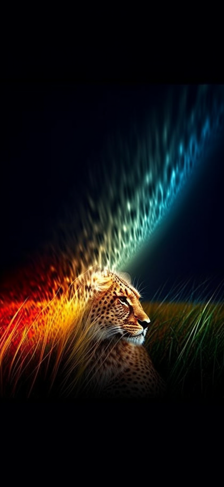 Preview for Cheetah-in-motion-art-ai-phone-background-627e5