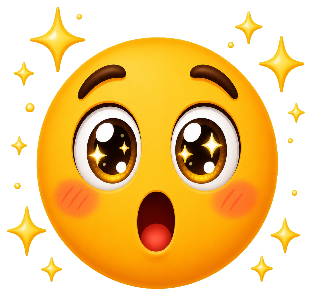 Preview for Sparkle Surprise Face Sticker