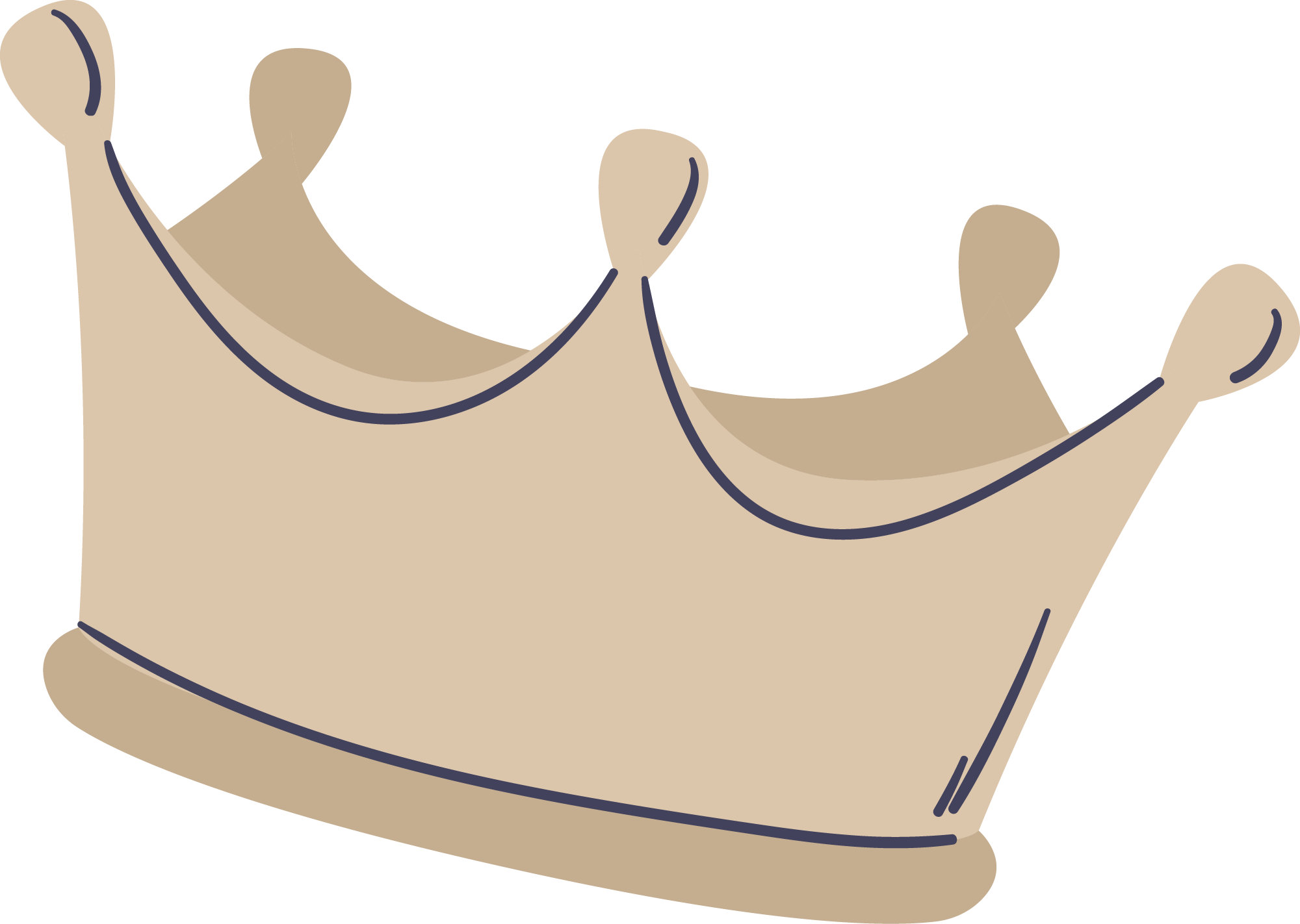 Preview for Cartoon-royal-crown-icon-new-year-sticker-e15e0