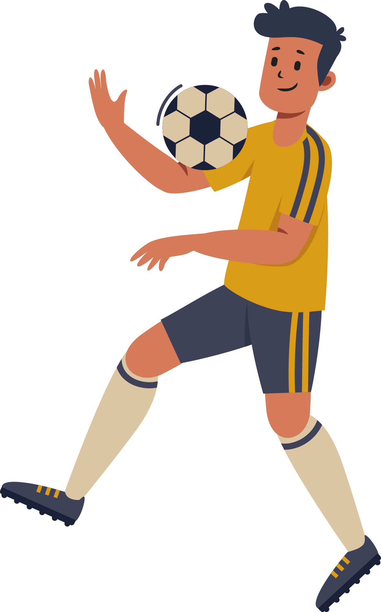 Preview for Soccer-player-illustration-sticker-4093a