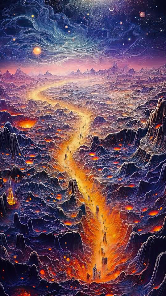 Preview for Cosmic-landscape-art-ai-phone-background-4abfe