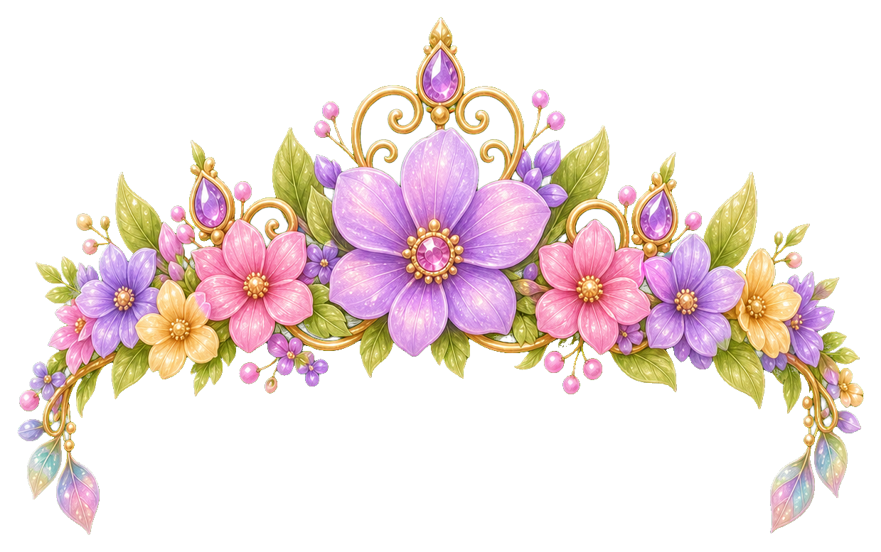 Preview for Fairy Crown Flowers Sticker
