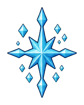 Preview for Icy Sparkle Burst Sticker