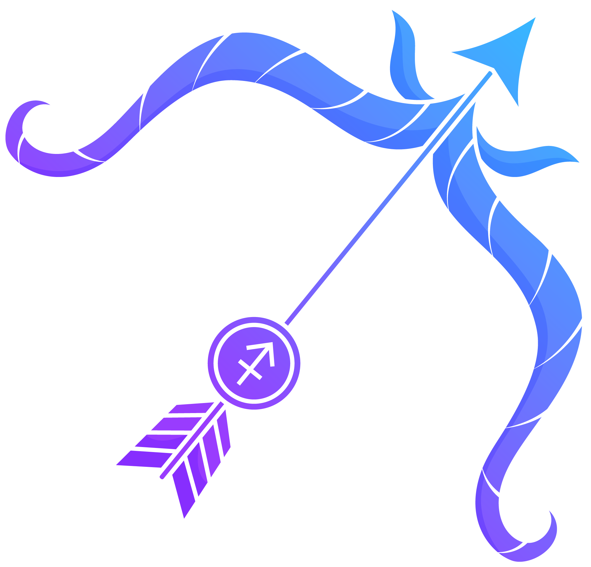 Preview for Stylized-bow-arrow-illustration-zodiac-sticker-6d86a
