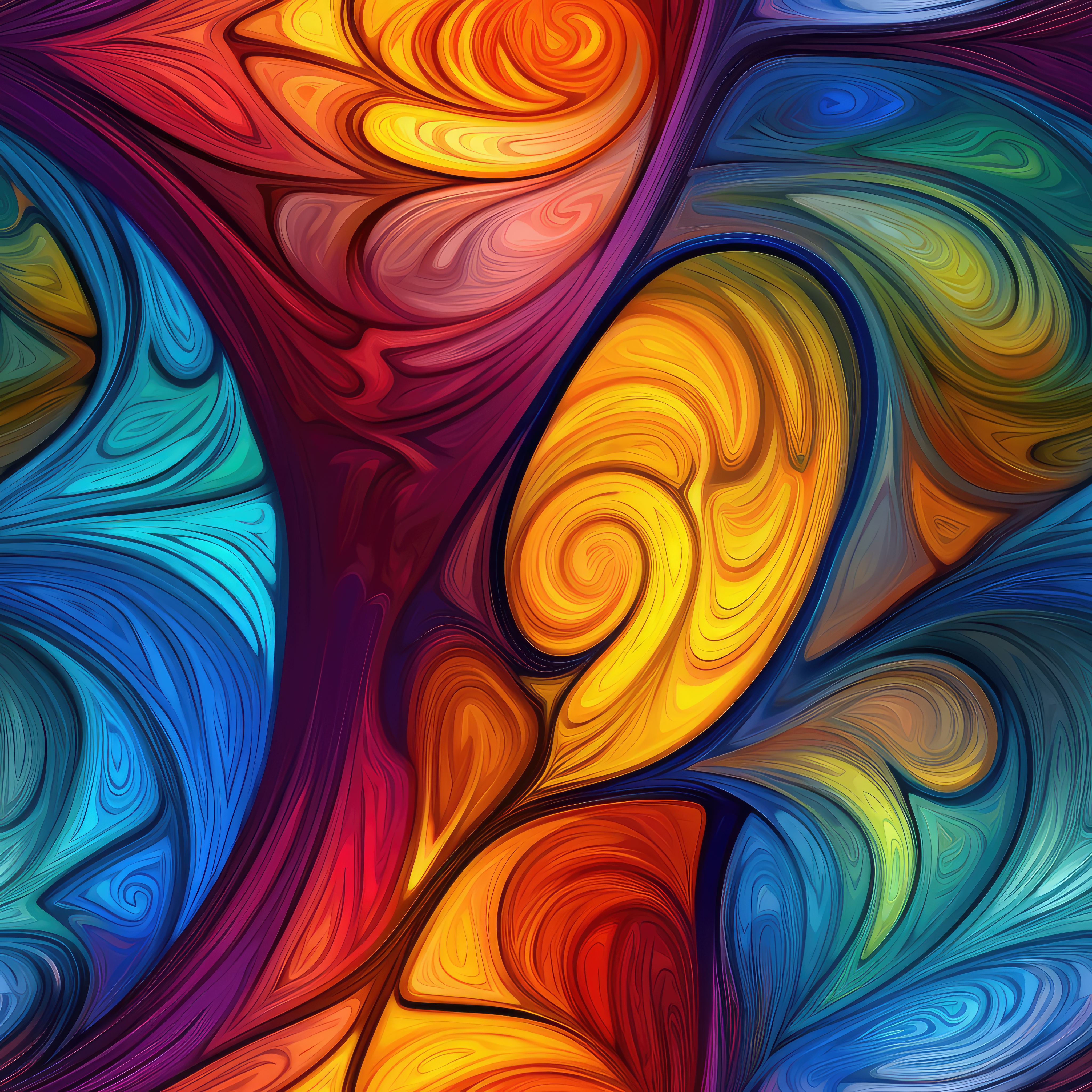 Preview for Vibrant-abstract-art-design-background-e3162