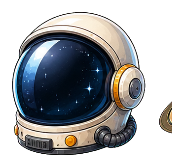 Preview for Astronaut Helmet Sticker
