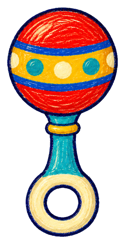 Preview for Crayon Playroom Toys Rattle