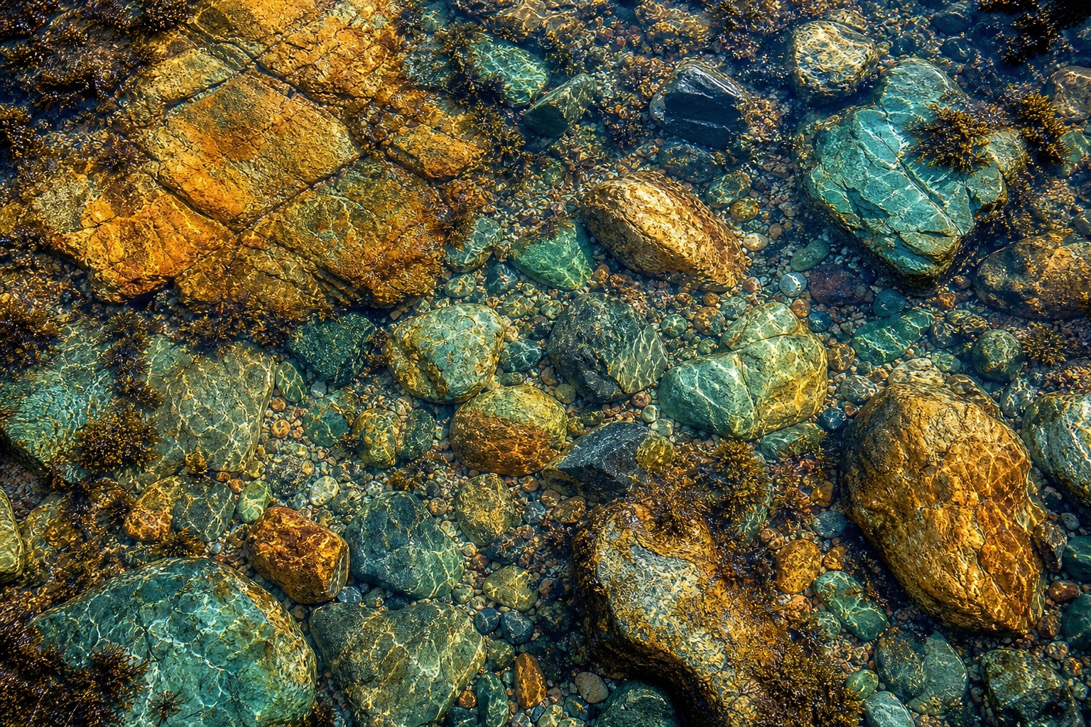 Preview for Tidal Pool Texture Stock Background