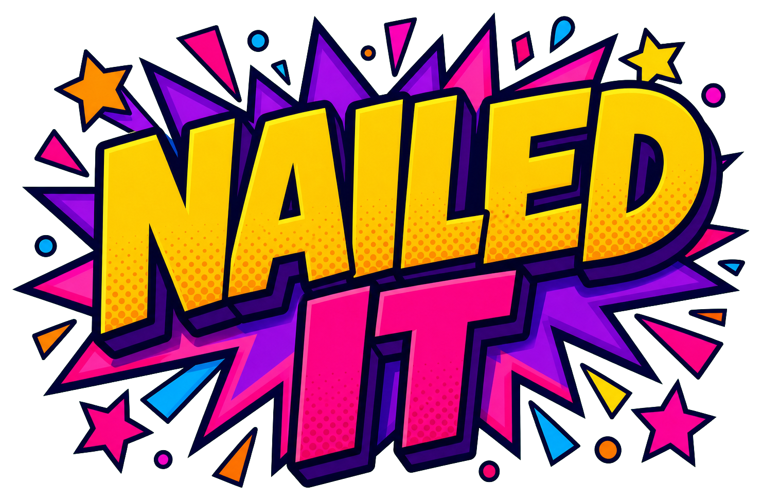 Preview for Nailed It Meme Sticker