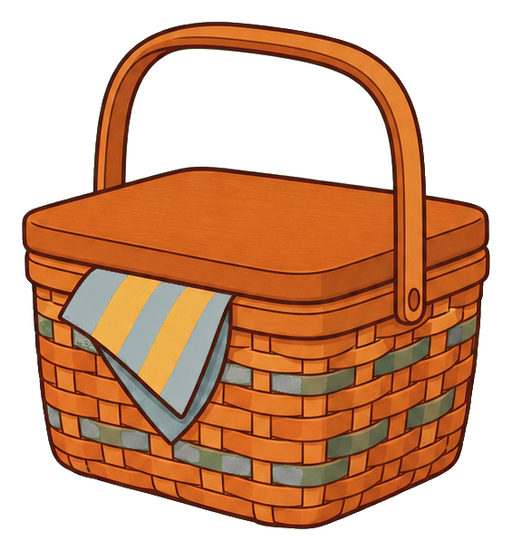 Preview for Beach Picnic Basket Sticker
